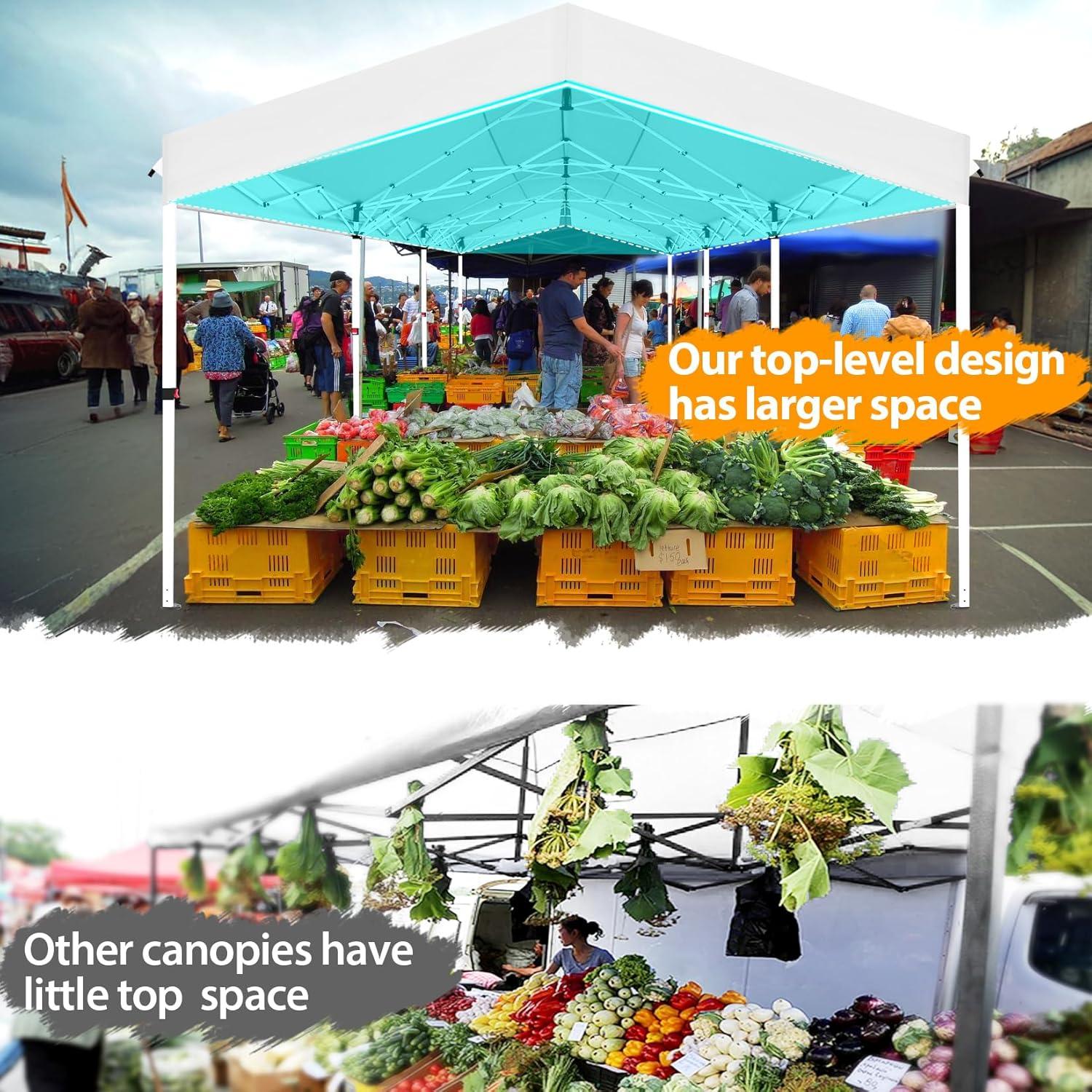 image:imageCOBIZI Canopy Tent 10x10 Pop Up Outdoor Canopies with 4 Sidewalls Waterproof Commercial Instant Gazebo Tents for Party Patio Backyard with 4 Sandbags 4 Stakes amp 8 Ropes GrayWhite