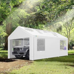 image:imageCOBIZI Ez Up Canopy Canopy Tent 10x10 Heavy Duty Pop Up Canopy with UPF 50 Waterproof Canopy Top for Commercial Business 3 Adjustable Heights with Sand Bags Stakes Ropes Blue GreenWhite1