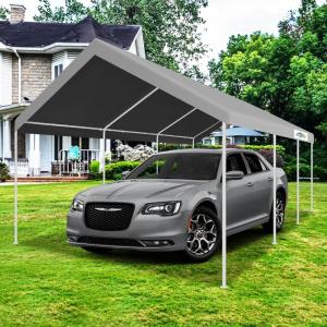 image:imageCOBIZI Ez Up Canopy Canopy Tent 10x10 Heavy Duty Pop Up Canopy with UPF 50 Waterproof Canopy Top for Commercial Business 3 Adjustable Heights with Sand Bags Stakes Ropes Blue GreenGray3
