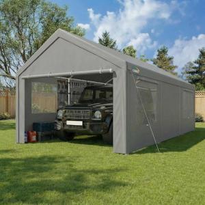 image:imageCOBIZI Ez Up Canopy Canopy Tent 10x10 Heavy Duty Pop Up Canopy with UPF 50 Waterproof Canopy Top for Commercial Business 3 Adjustable Heights with Sand Bags Stakes Ropes Blue GreenGray