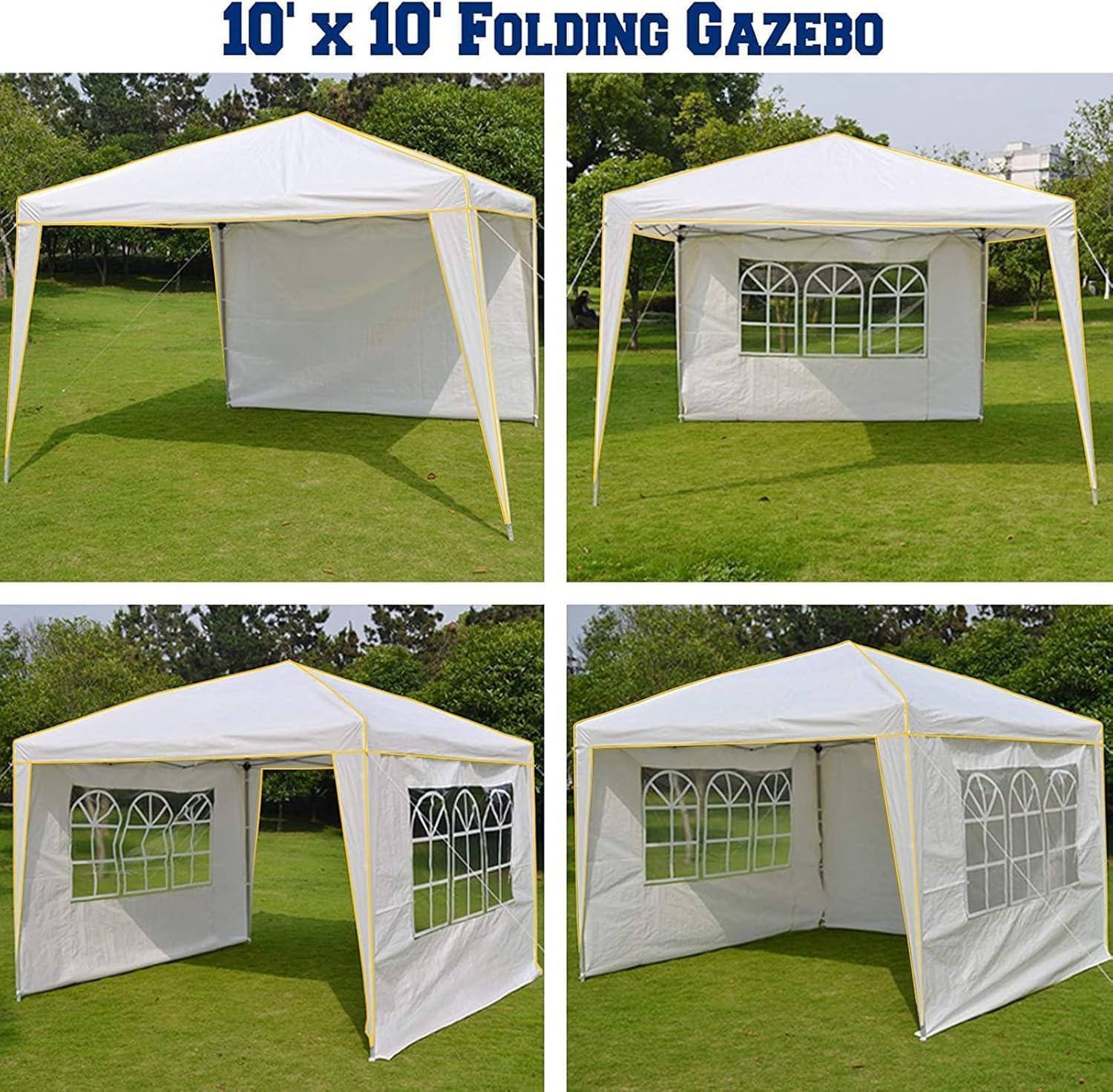 image:imageCOBIZI 10x20 Pop Up Canopy Tent with SidewallsParty Tent Outdoor Gazebos Waterproof amp UV503 Adjustable HeightsHigher Frame Design Extra Tall for Parties BackyardWeddingsMarketsDark BlueWhite
