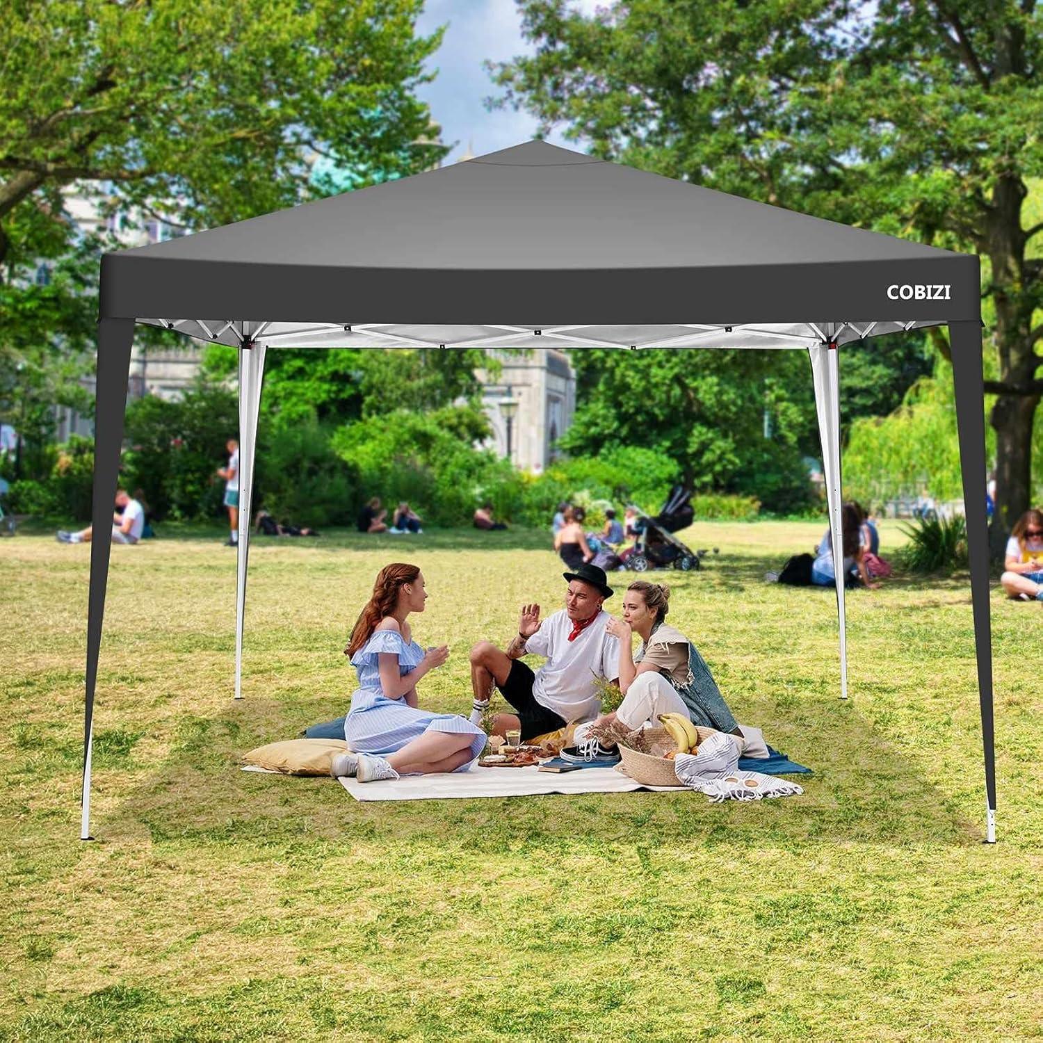 image:imageCOBIZI 10x30 Party Tent Heavy Duty Large Outdoor Wedding Tents for Parties with 8 Sidewalls amp Builtin SandbagsWaterproof Event Canopy Gazebo Commercial Tent for CarportCampingPatioWindproofDark Black
