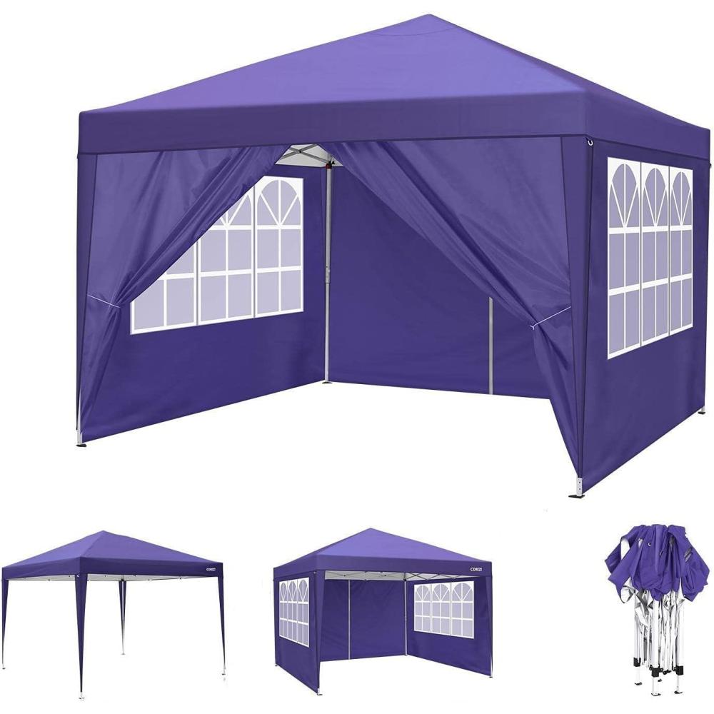 image:imageCOBIZI 10x30 Party Tent Heavy Duty Large Outdoor Wedding Tents for Parties with 8 Sidewalls amp Builtin SandbagsWaterproof Event Canopy Gazebo Commercial Tent for CarportCampingPatioWindproofPurple