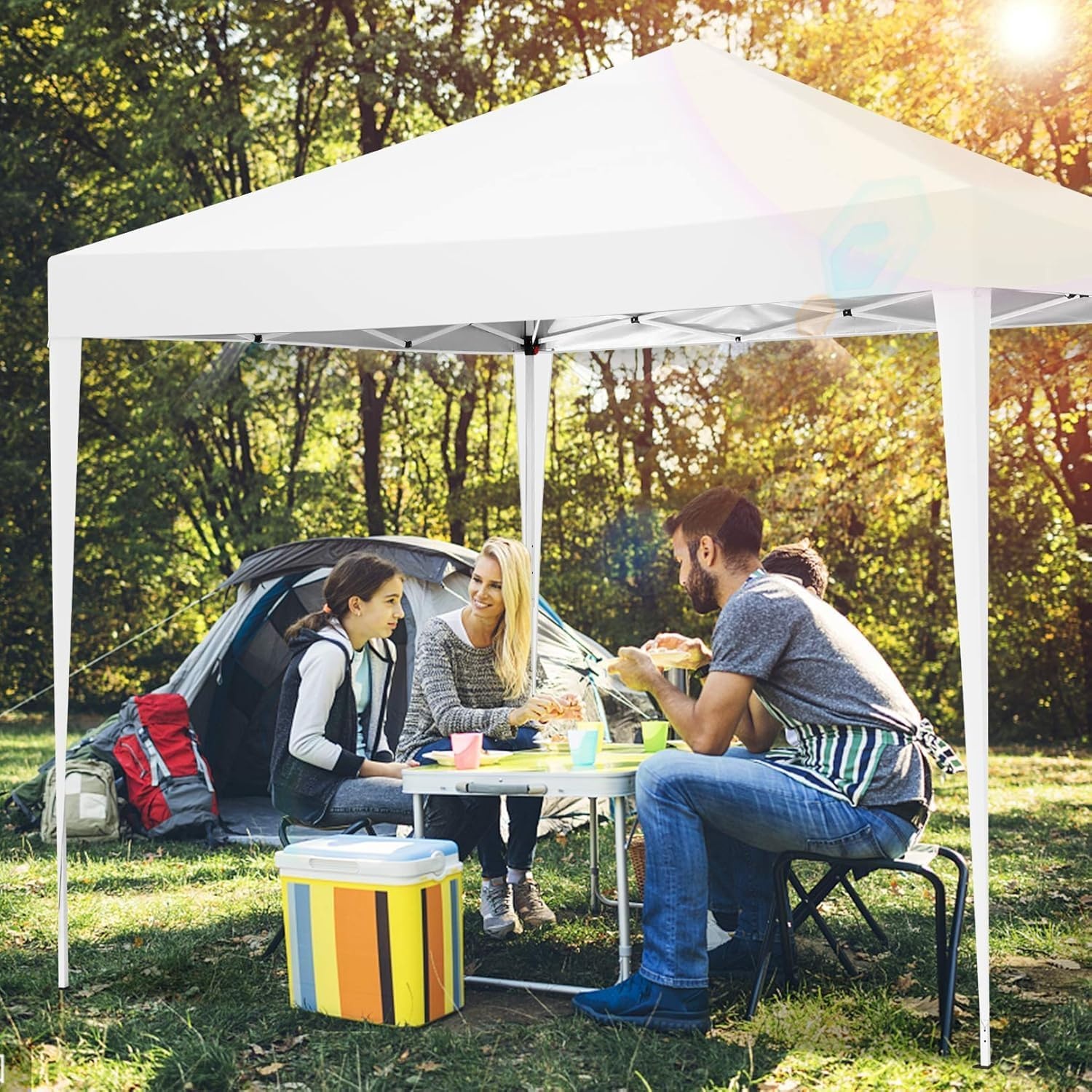 image:imageCOBIZI 10x20 FT Pop up Canopy Tent with Sidewalls Party Tents for Parties Carpas para Fiestas Easy Set Large Outdoor Popup Patio Gazebo for BackyardWeddingsVendorCommercial EventWhite UpgradeWHITE