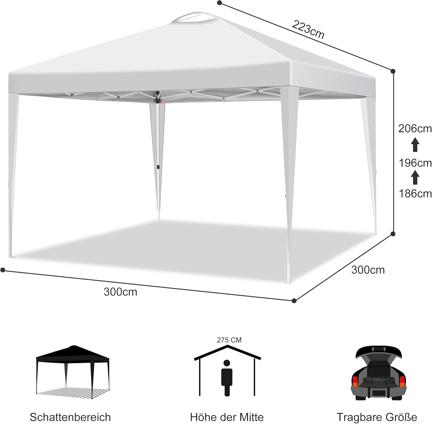 image:imageCOBIZI 20x30 Outdoor Party Tent Heavy Duty Waterproof Canopy Shelter with 8 Sidewalls amp 12 Church Windows White Powder Coating Builtin Sandbag Commercial Event Tents for Parties Wedding Patio BBQmetallic silver