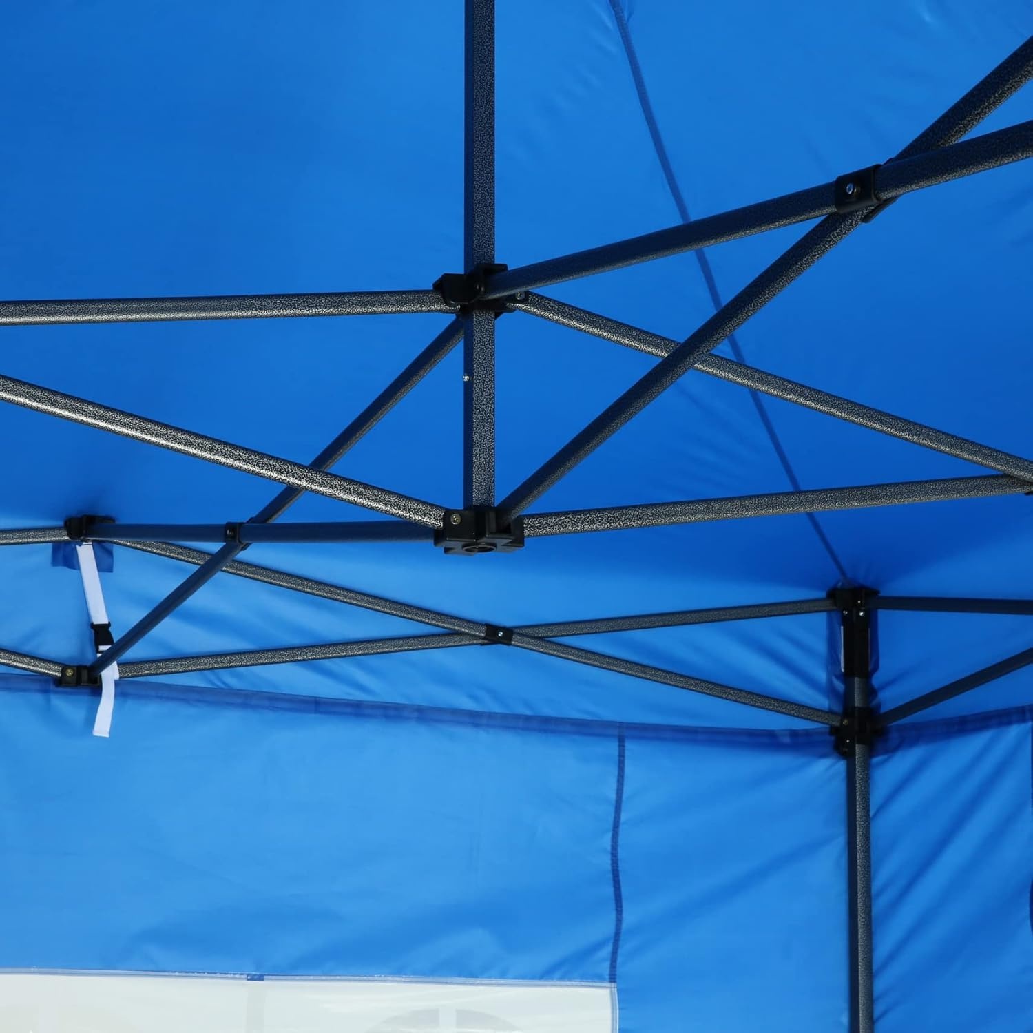 image:imageCOBIZI 66x66 Pop up Canopy Tent 66x66 Canopy No Sidewall Waterproof Heavy Duty Commercial for Parties Outdoor Garden Gazebo Tent Carry Bag with Wheel66x66ft No Sidewalls BlackBlack