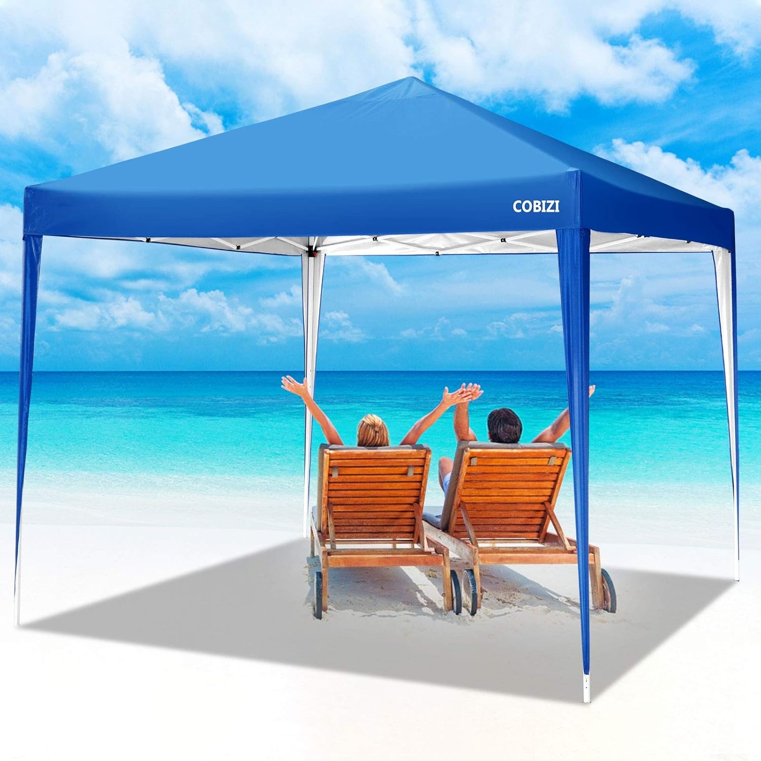 image:imageCOBIZI Gazebo 10x10 Heavy Duty Gazebos with Improved Nettings Outdoor Gazebo Double Roof Patio Gazebos with Metal Steel Frame Outdoor Canopy for Patio Deck Backyard GrayGray