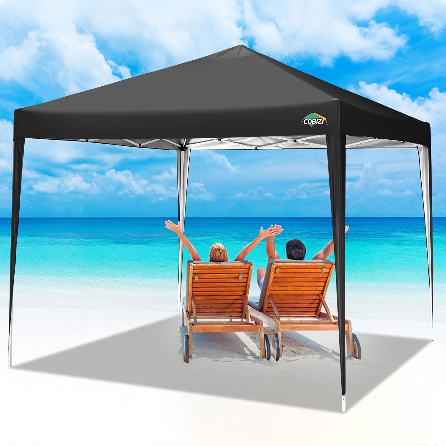 image:imageCOBIZI Gazebo 10x10 Heavy Duty Gazebos with Improved Nettings Outdoor Gazebo Double Roof Patio Gazebos with Metal Steel Frame Outdoor Canopy for Patio Deck Backyard GrayGray1715