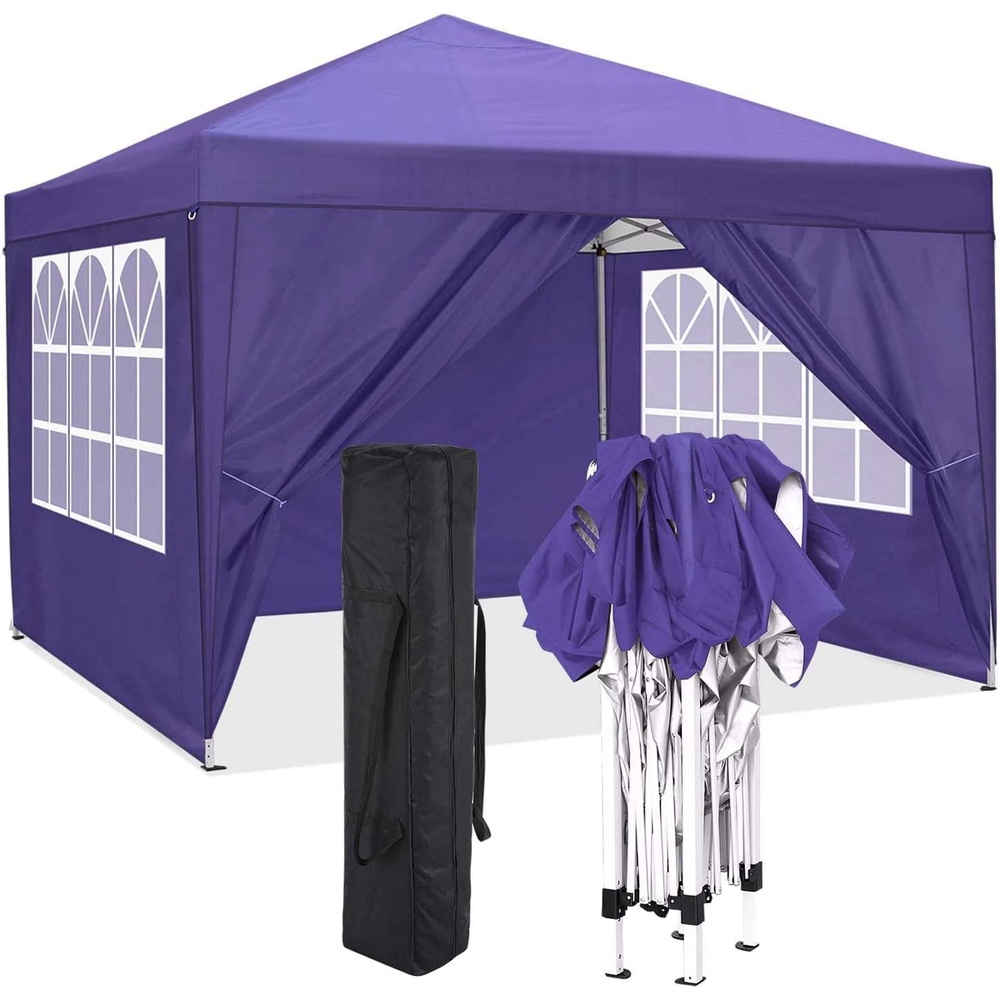 image:imageCOBIZI 20x30 Outdoor Party Tent Heavy Duty Waterproof Canopy Shelter with 8 Sidewalls amp 12 Church Windows White Powder Coating Builtin Sandbag Commercial Event Tents for Parties Wedding Patio BBQLight Pink