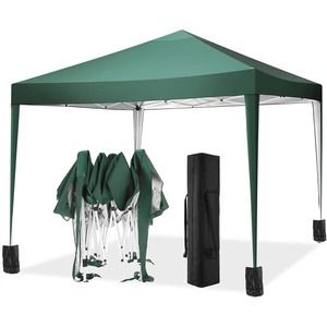 image:imageCOBIZI 10x20 FT Pop up Canopy Tent with Sidewalls Party Tents for Parties Carpas para Fiestas Easy Set Large Outdoor Popup Patio Gazebo for BackyardWeddingsVendorCommercial EventWhite UpgradeGreen