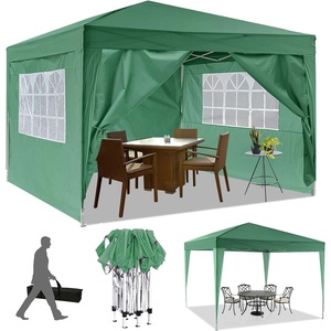image:imageCOBIZI 20x30 Outdoor Party Tent Heavy Duty Waterproof Canopy Shelter with 8 Sidewalls amp 12 Church Windows White Powder Coating Builtin Sandbag Commercial Event Tents for Parties Wedding Patio BBQGN