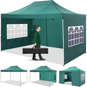 image:imageCOBIZI 20x30 Outdoor Party Tent Heavy Duty Waterproof Canopy Shelter with 8 Sidewalls amp 12 Church Windows White Powder Coating Builtin Sandbag Commercial Event Tents for Parties Wedding Patio BBQlight grey