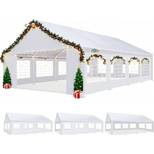 image:imageCOBIZI 20x30FT Party Tent Heavy Duty for Parties Outdoor Gazebo White Event Shelter Wedding Canopy BBQ Carport Commercial with Removable Sidewall Windows Powder Coating Better Than Galvanized